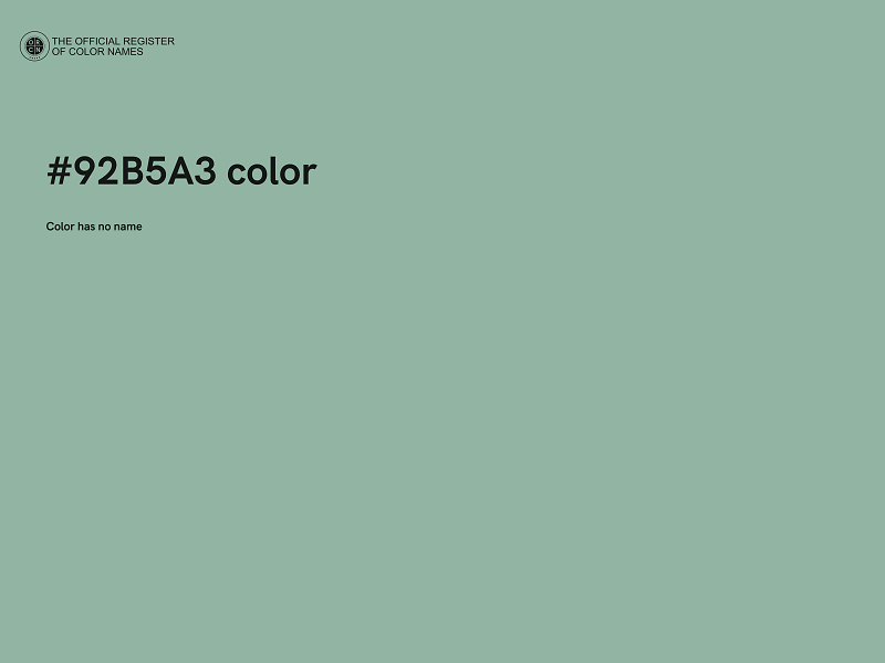 #92B5A3 color image