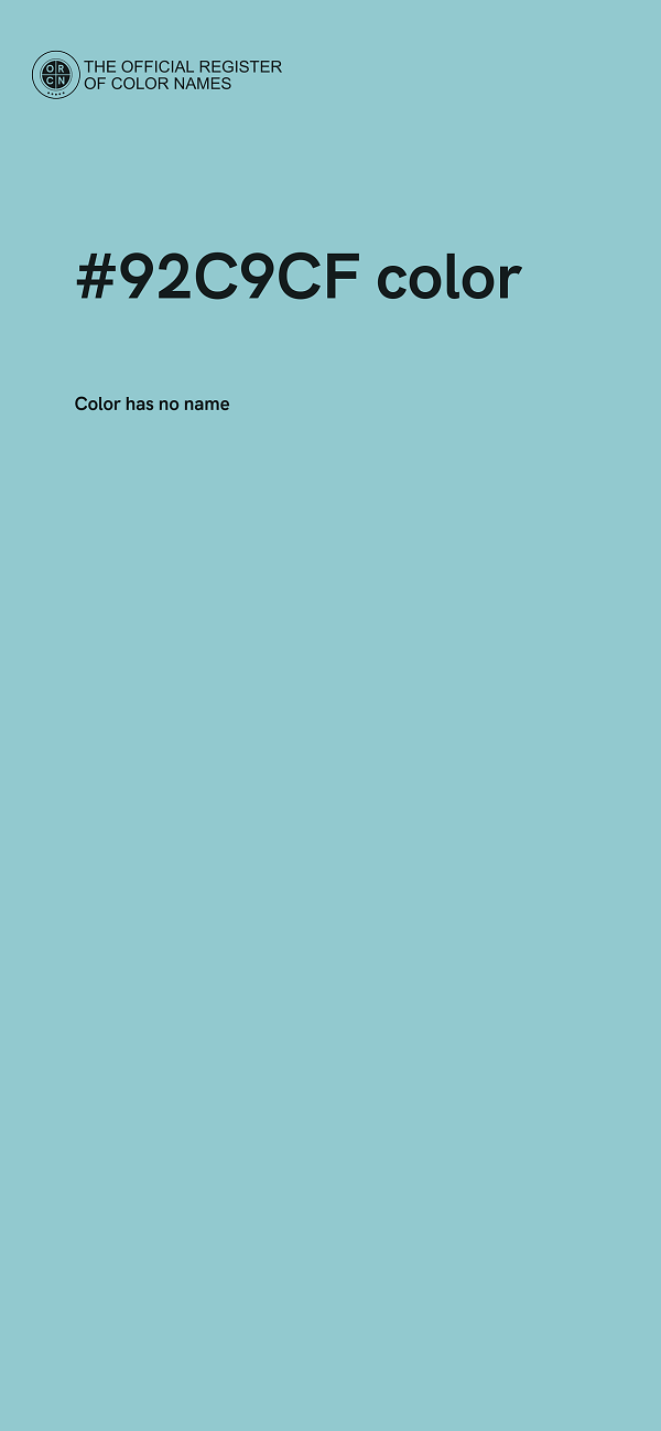 #92C9CF color image