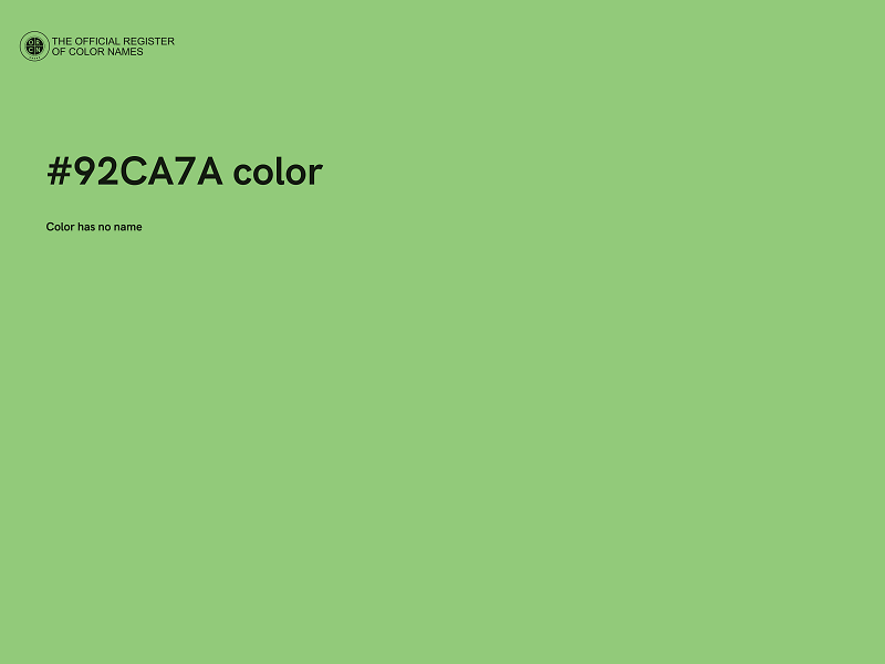 #92CA7A color image