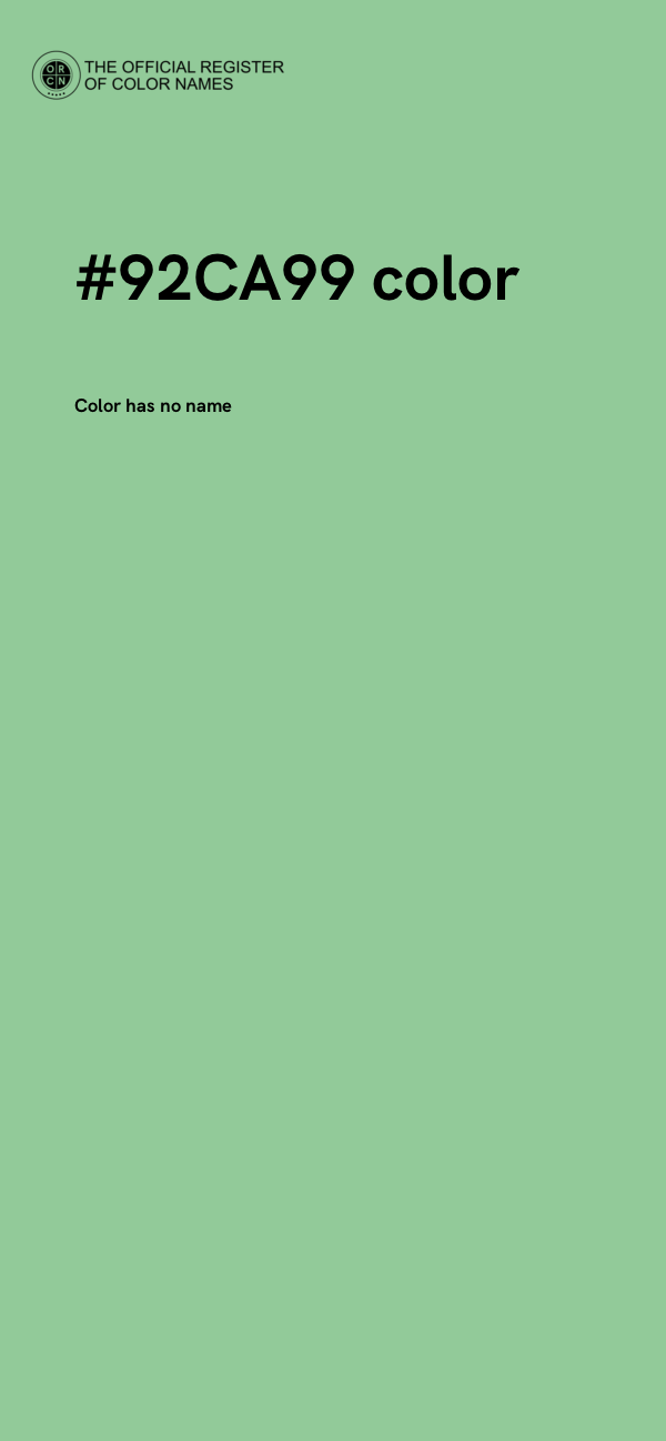 #92CA99 color image