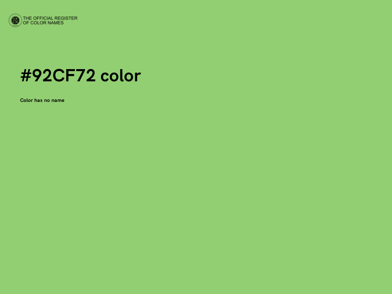 #92CF72 color image