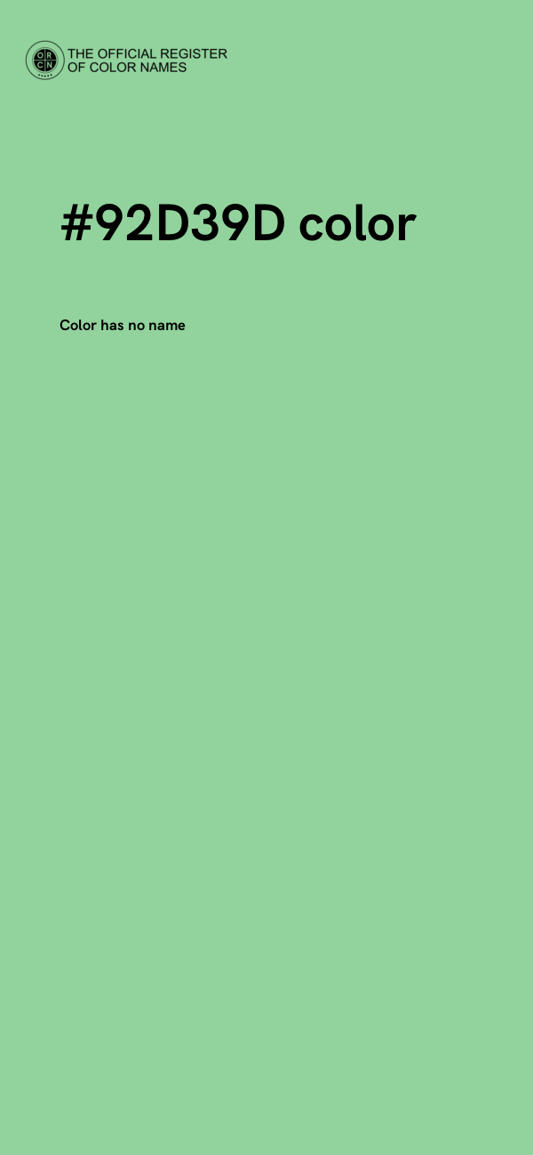 #92D39D color image