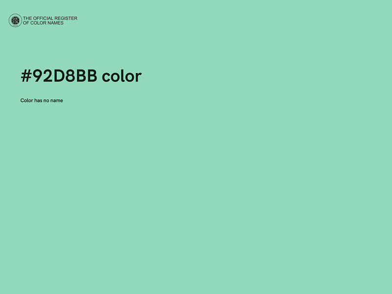 #92D8BB color image