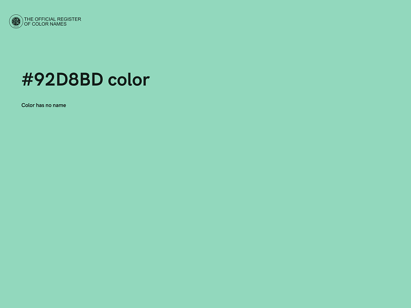 #92D8BD color image