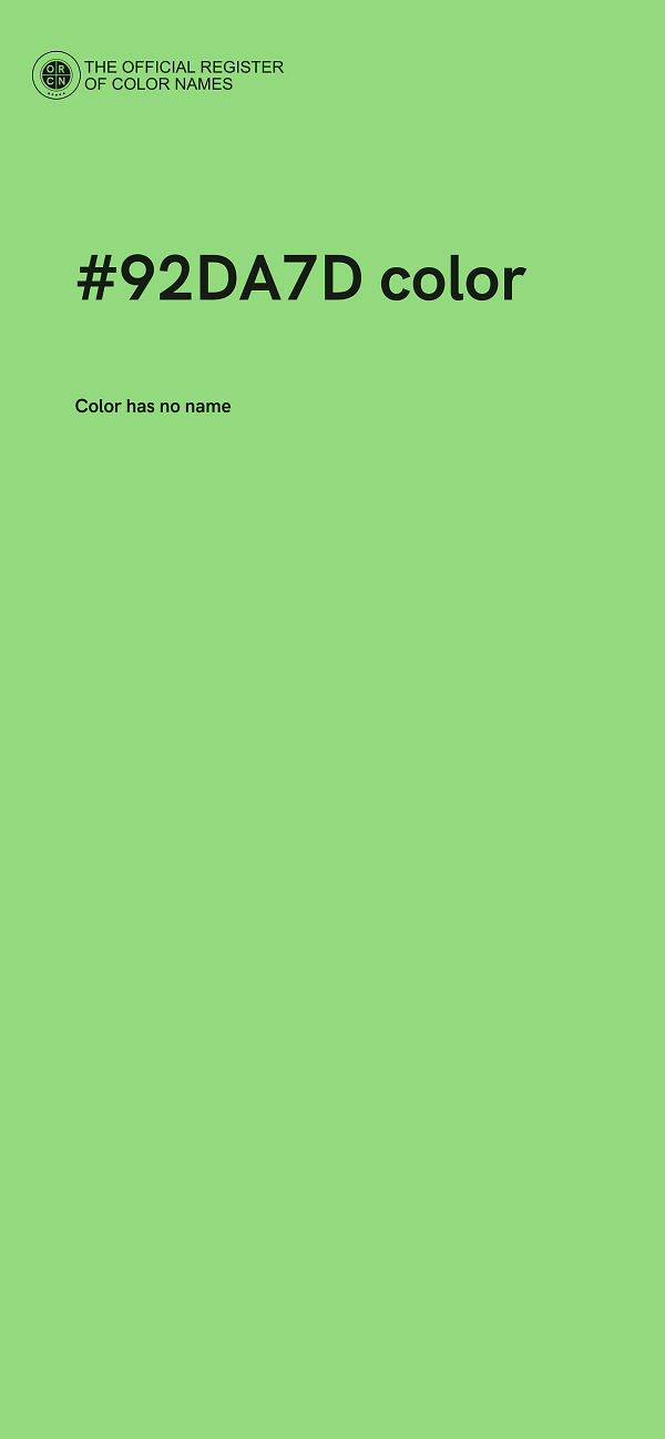 #92DA7D color image