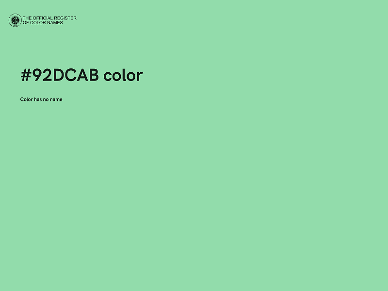 #92DCAB color image