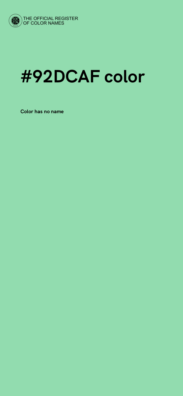 #92DCAF color image