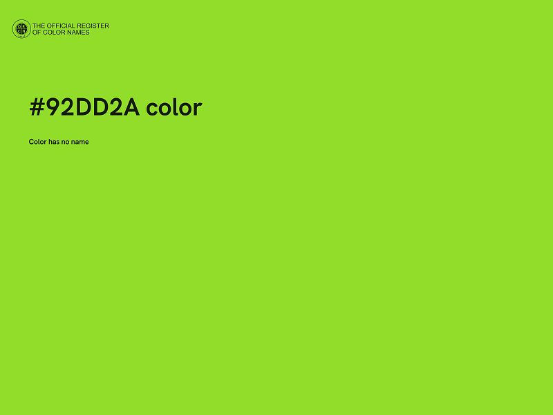 #92DD2A color image