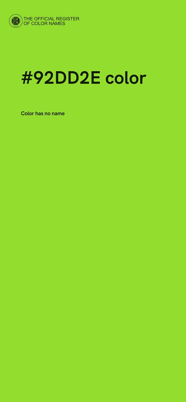 #92DD2E color image