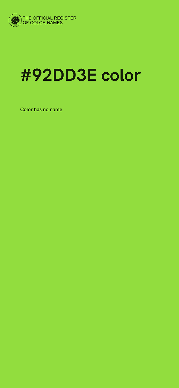 #92DD3E color image