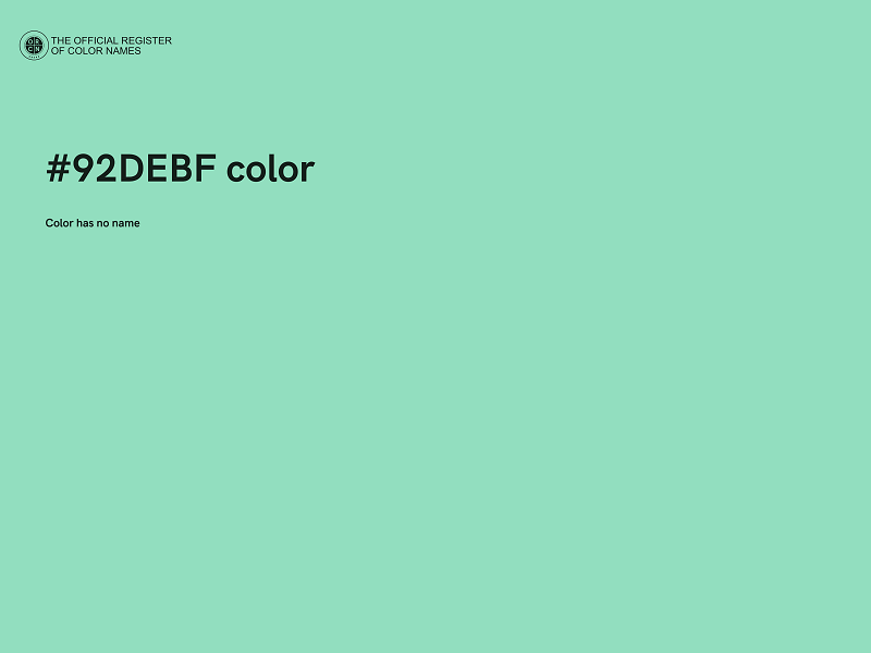 #92DEBF color image