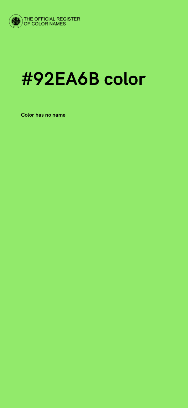 #92EA6B color image