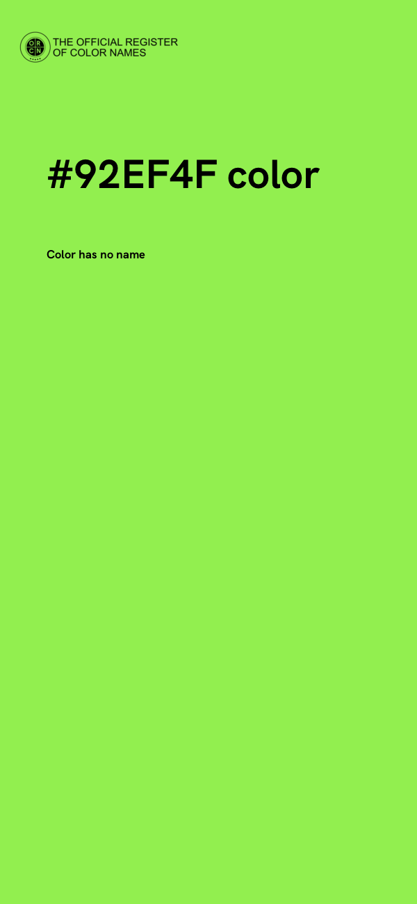 #92EF4F color image