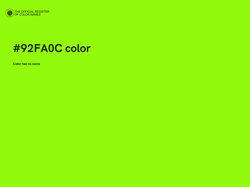 #92FA0C color image