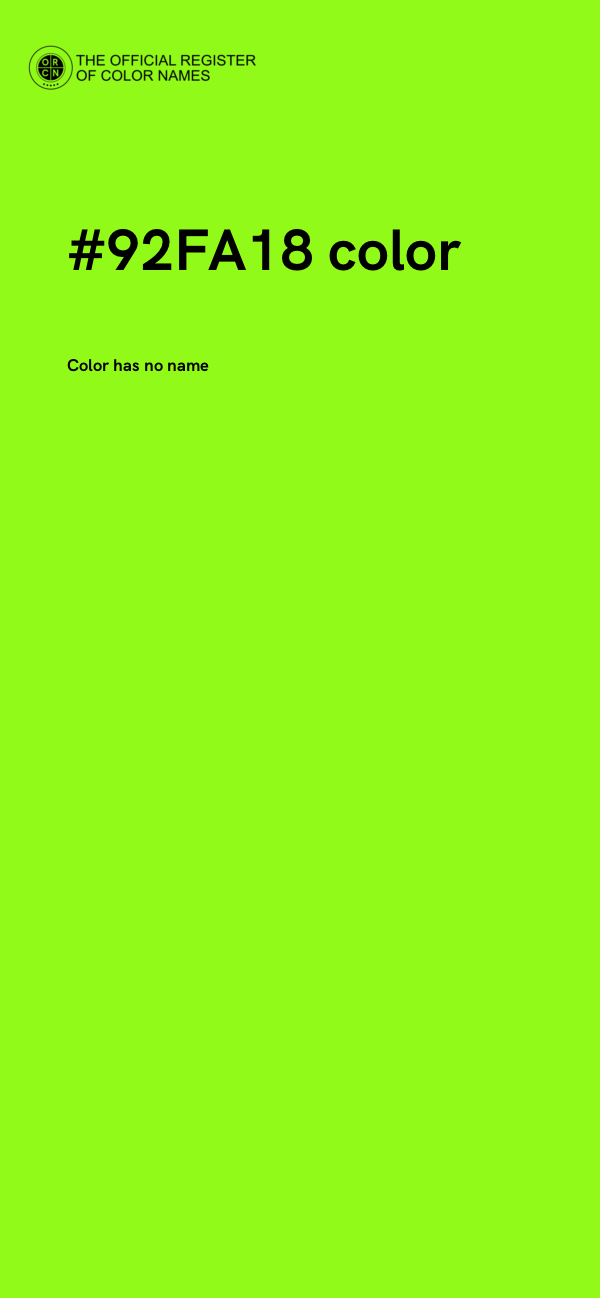 #92FA18 color image