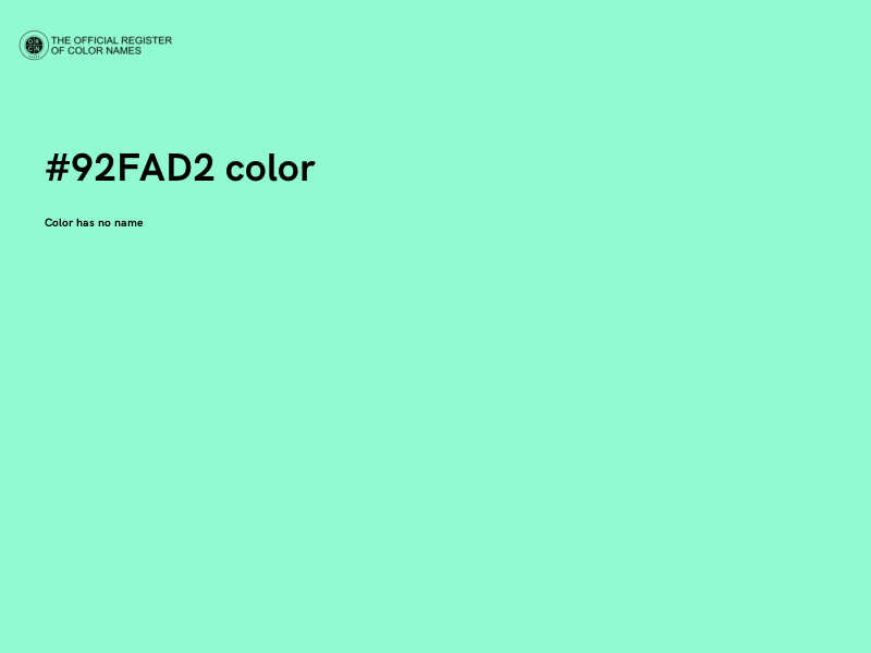 #92FAD2 color image