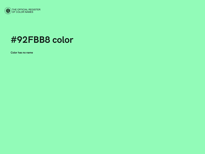 #92FBB8 color image