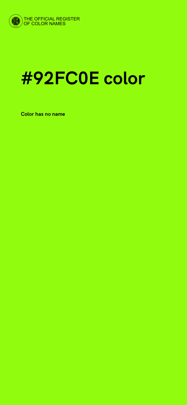#92FC0E color image