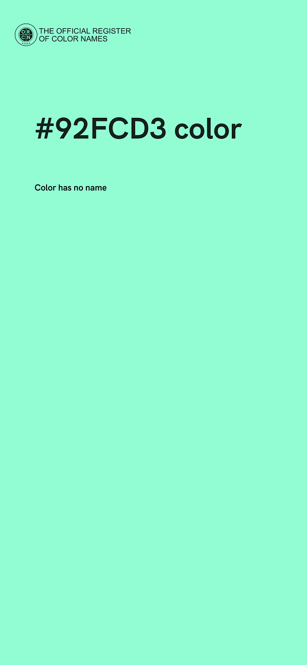 #92FCD3 color image
