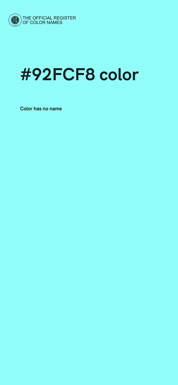 #92FCF8 color image