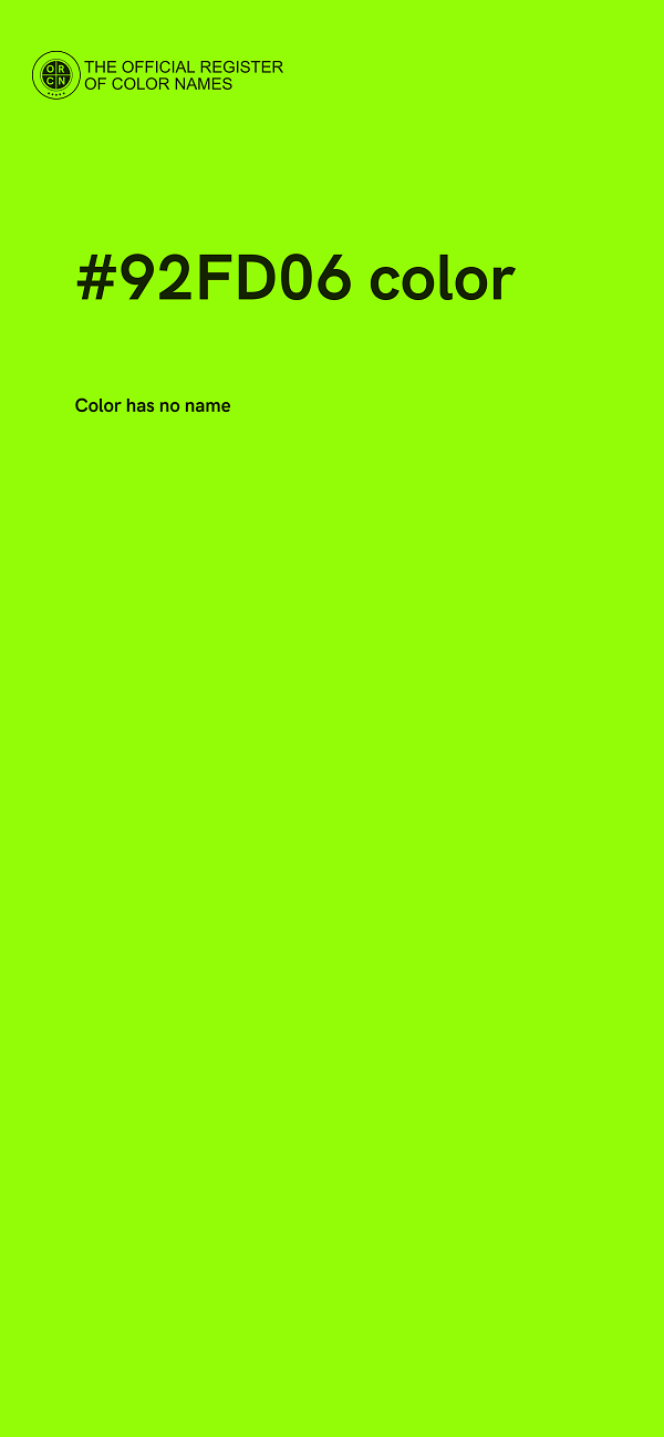#92FD06 color image