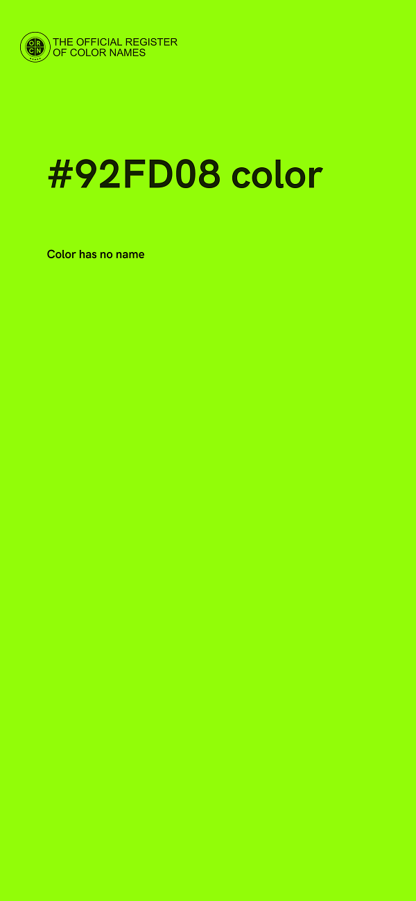 #92FD08 color image
