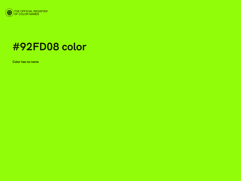 #92FD08 color image