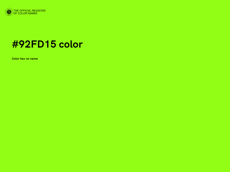 #92FD15 color image