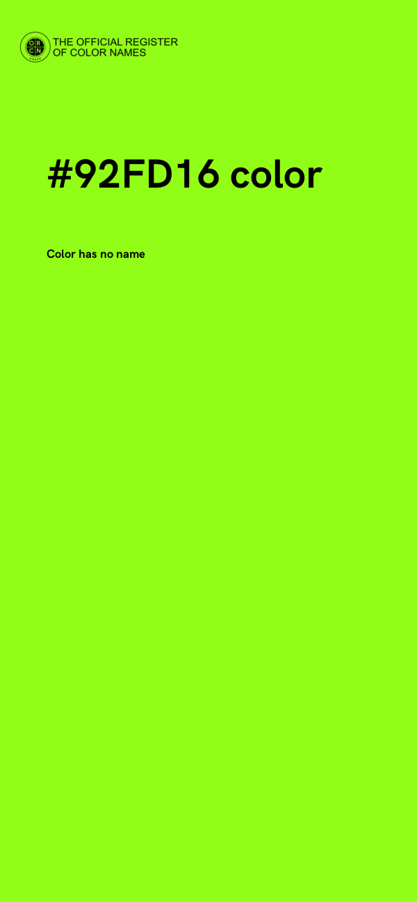 #92FD16 color image