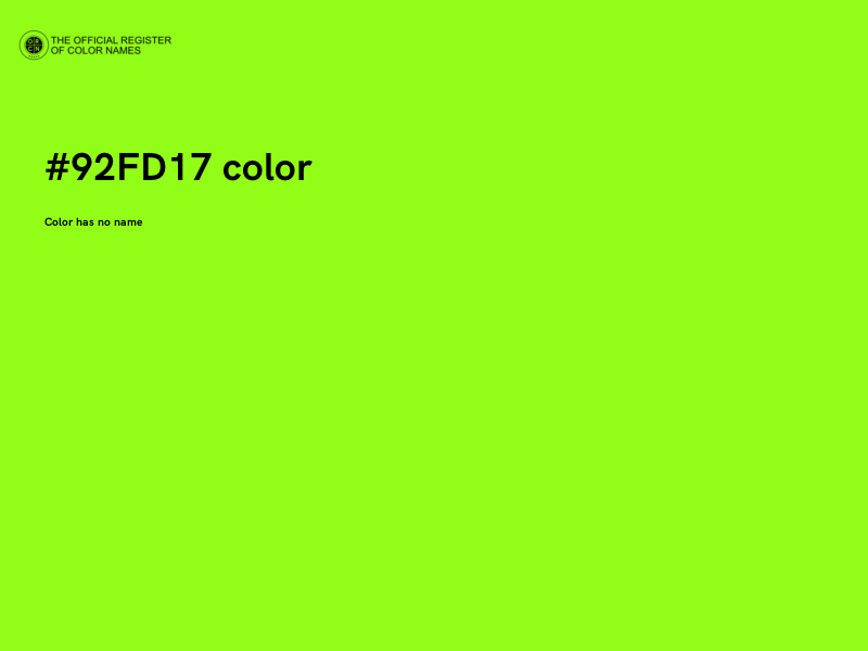 #92FD17 color image