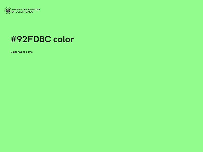 #92FD8C color image