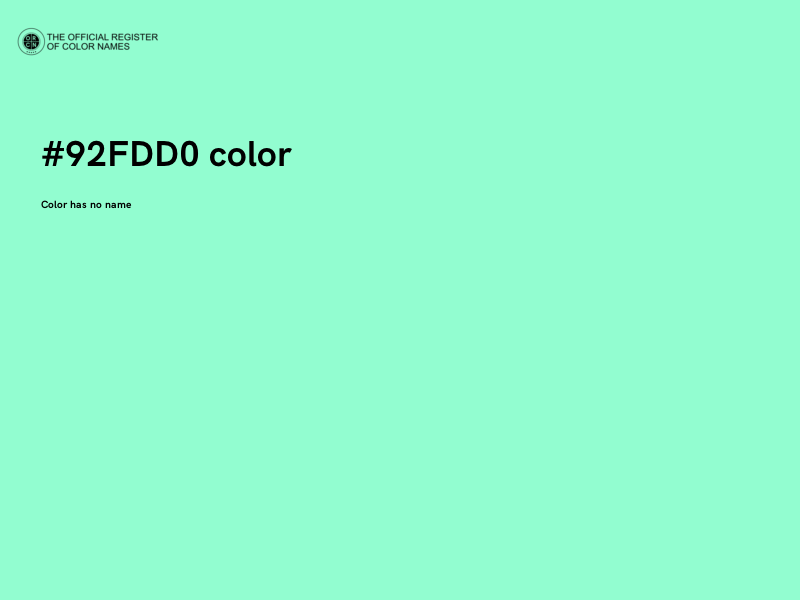 #92FDD0 color image