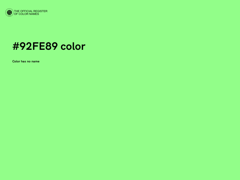 #92FE89 color image