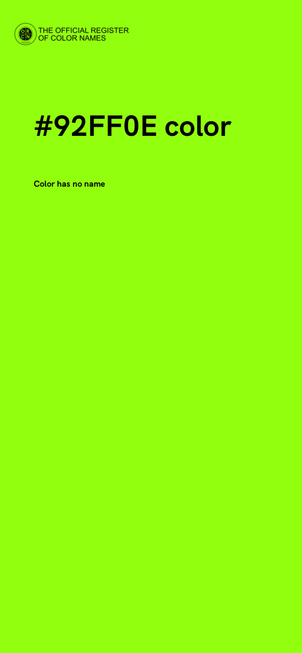 #92FF0E color image
