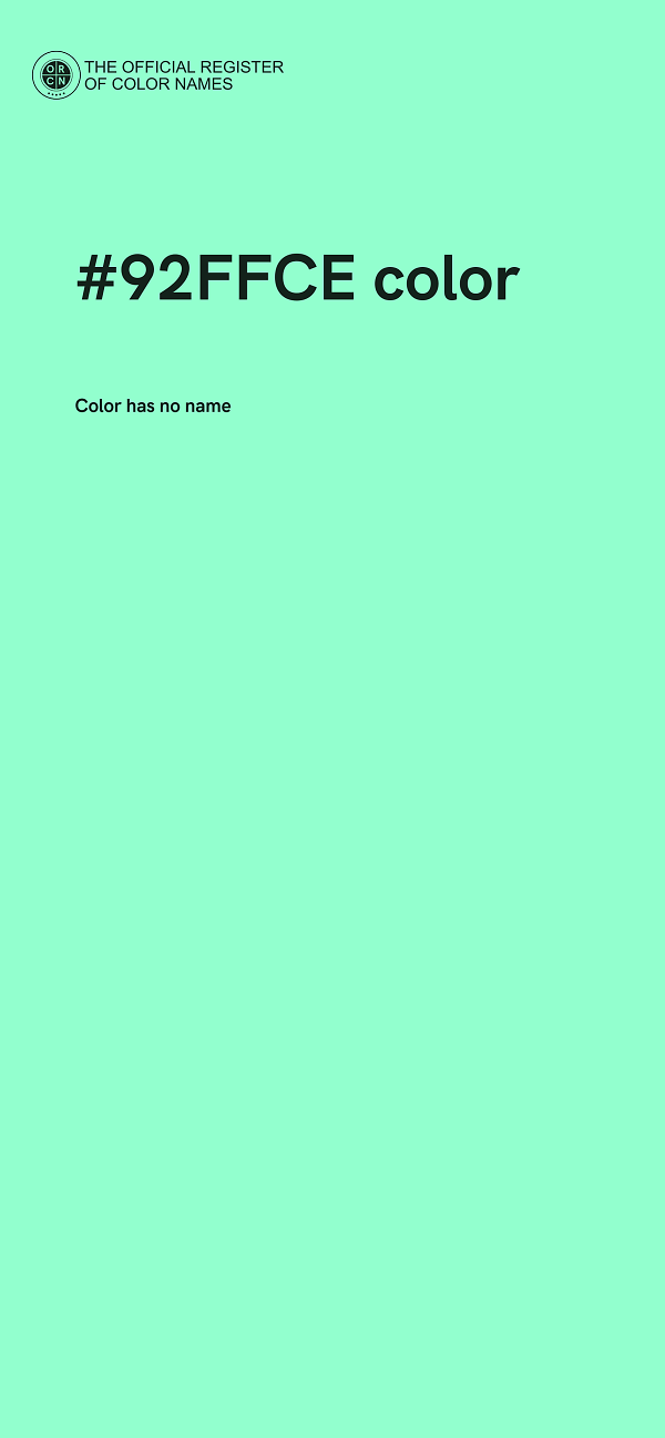 #92FFCE color image
