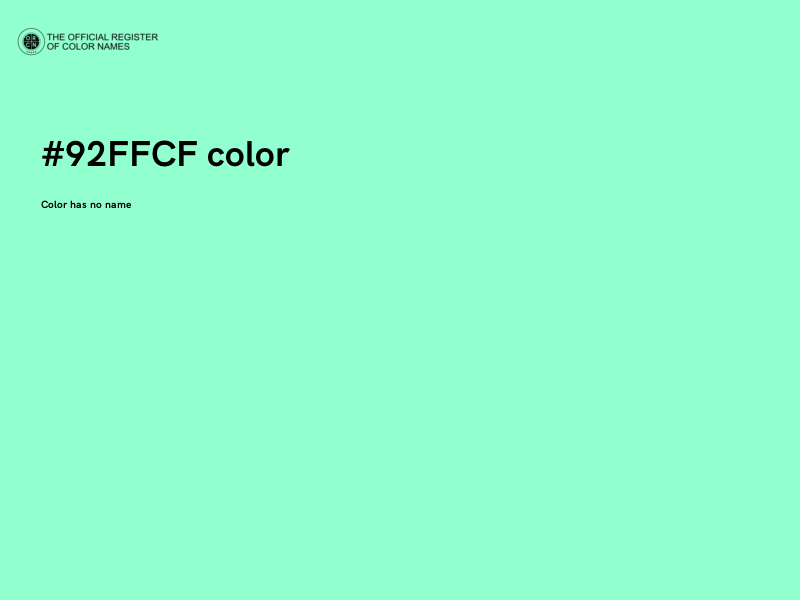 #92FFCF color image