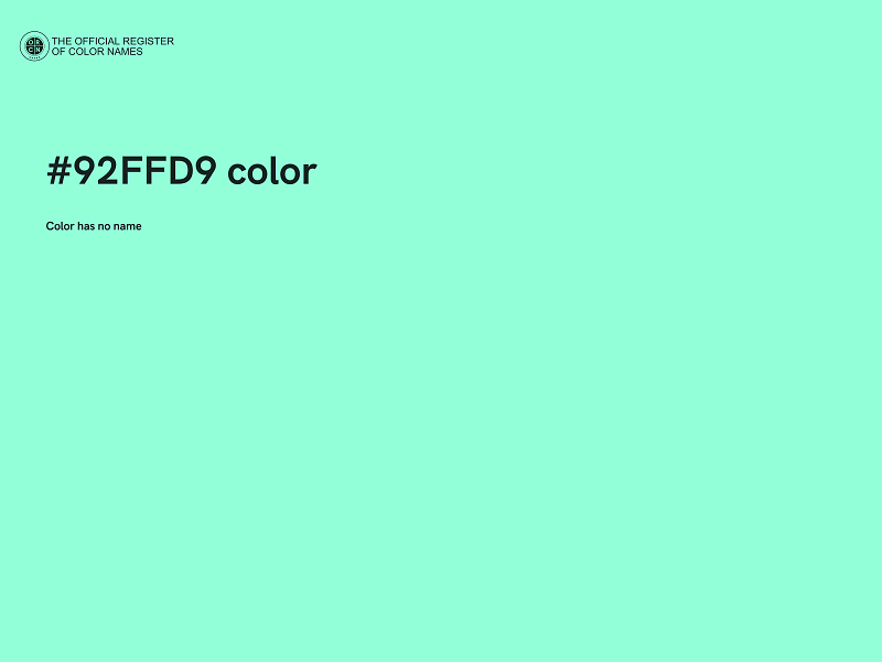 #92FFD9 color image