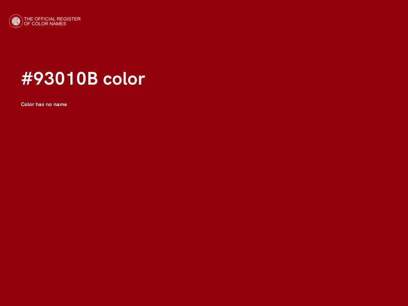 #93010B color image