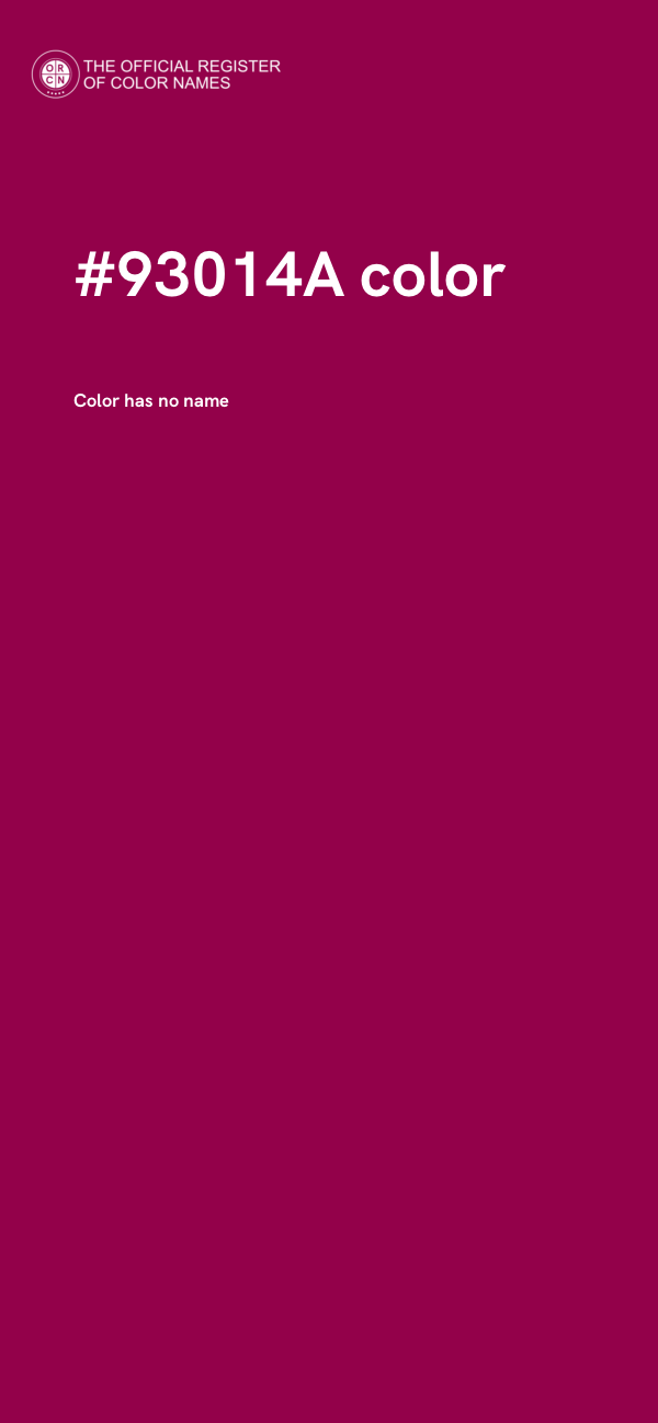 #93014A color image