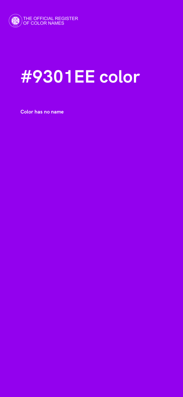 #9301EE color image