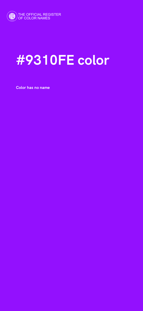 #9310FE color image