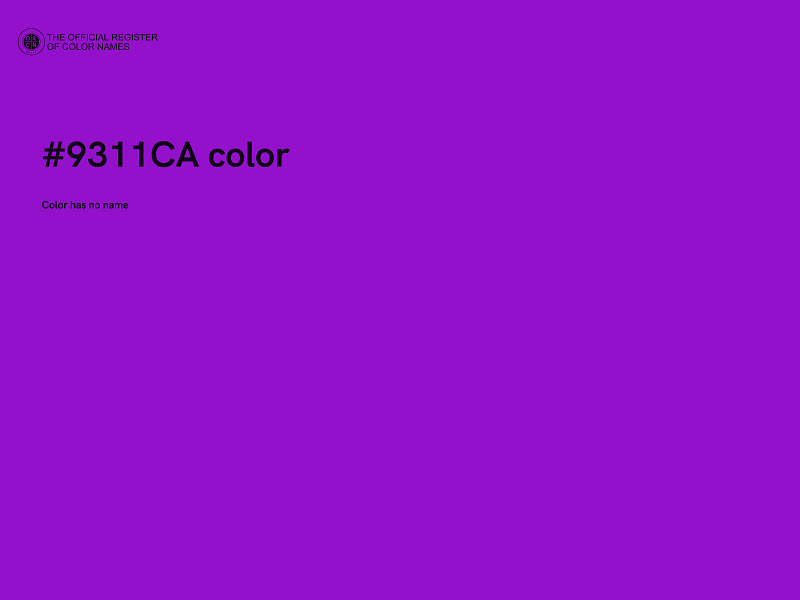 #9311CA color image