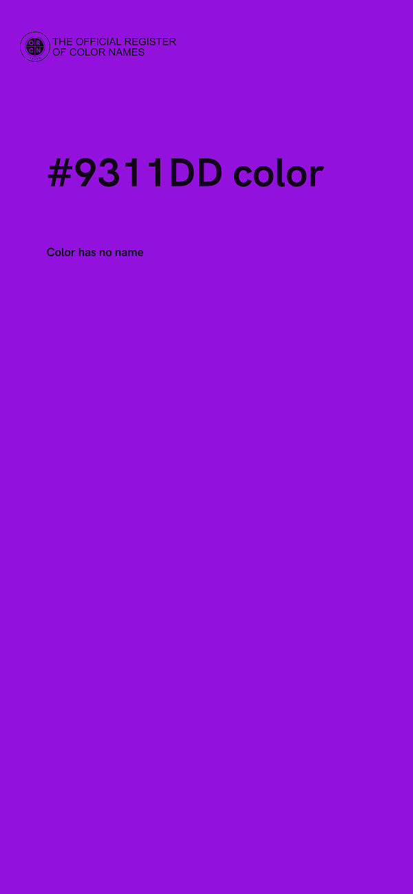 #9311DD color image