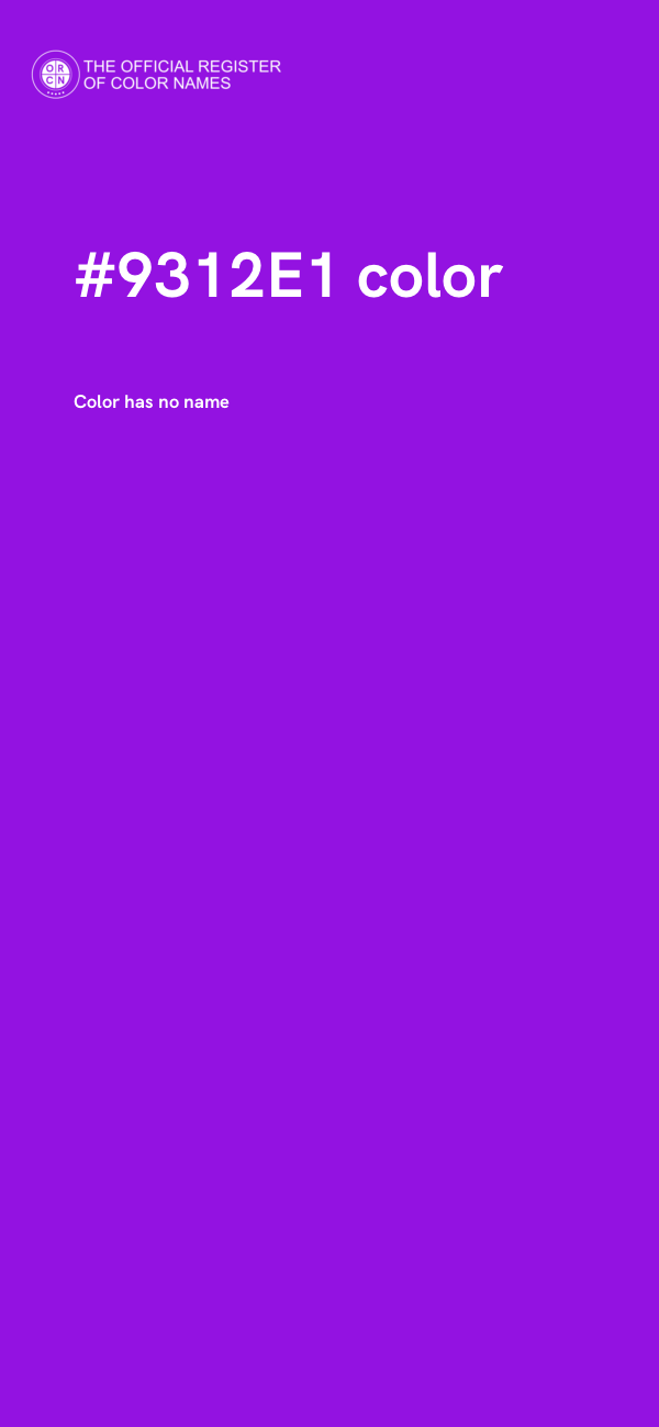 #9312E1 color image