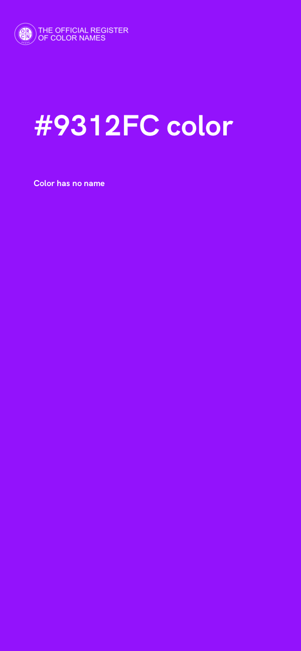 #9312FC color image