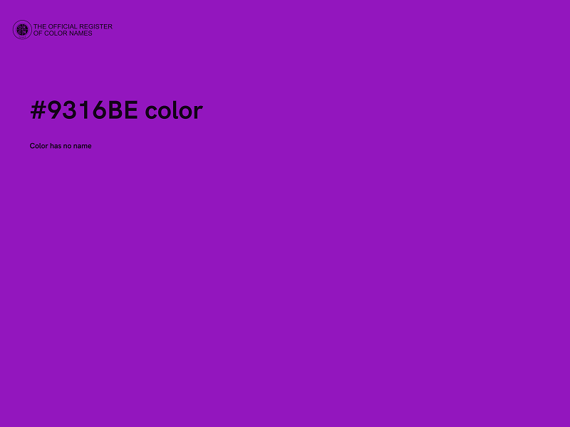 #9316BE color image