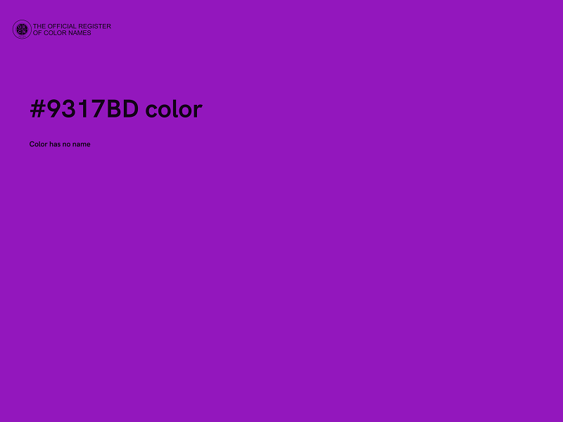 #9317BD color image