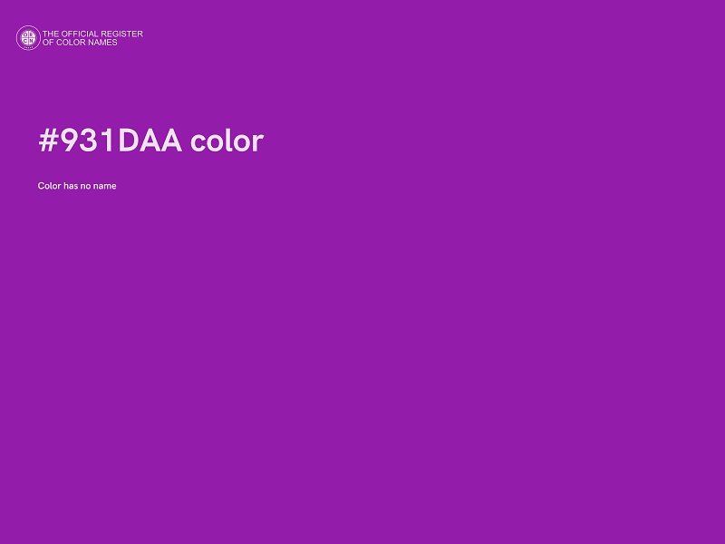 #931DAA color image