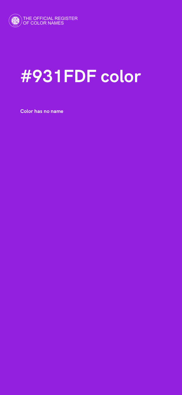 #931FDF color image