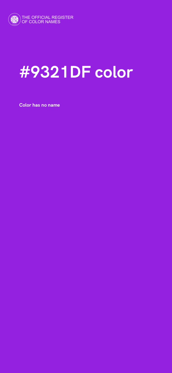 #9321DF color image